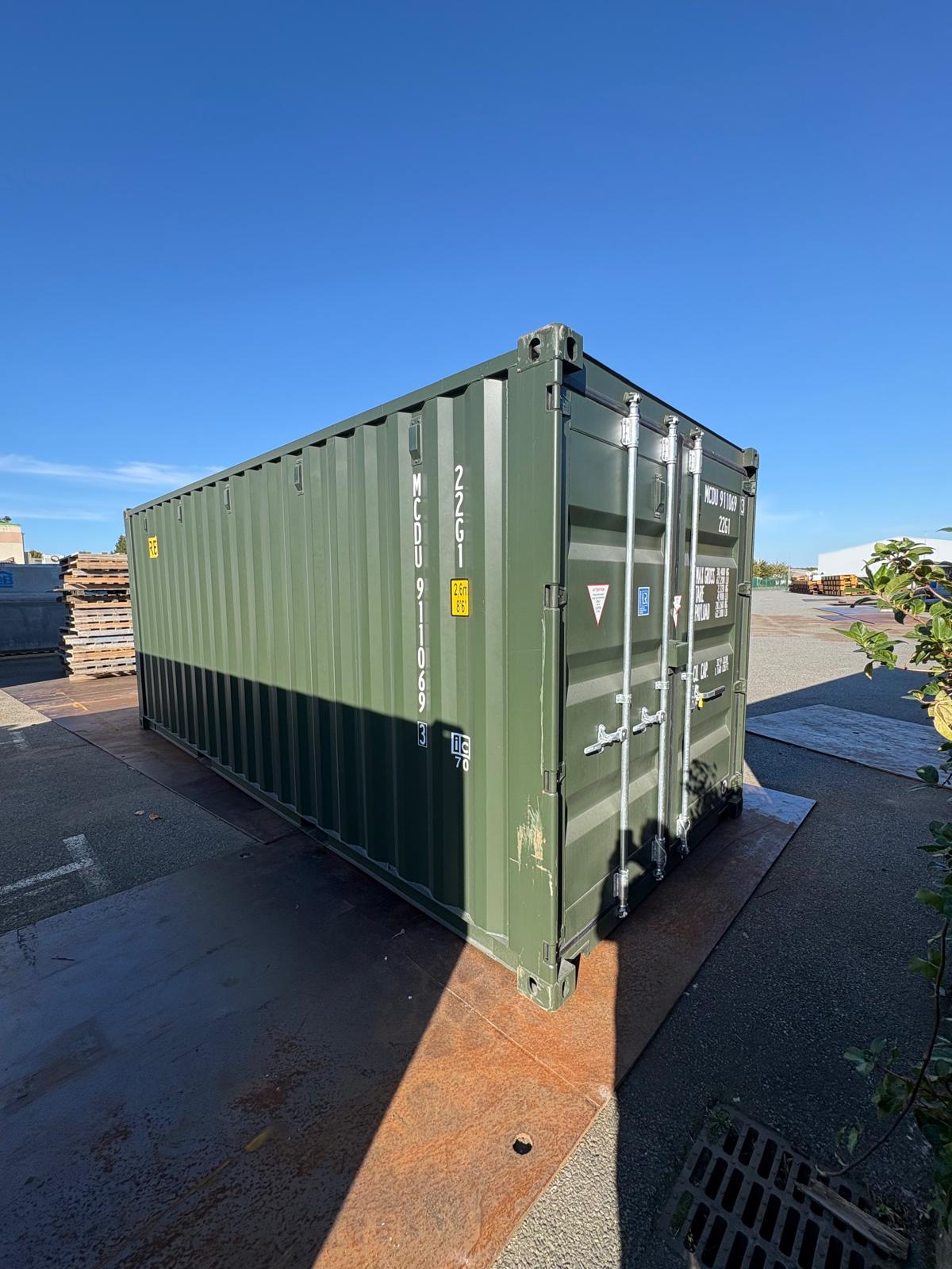 Container 20 pieds Dry Double Door – MCDU 911069:3 2