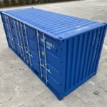 Container 20 pieds Dry OpenSide 1er voyage – couleur bleu