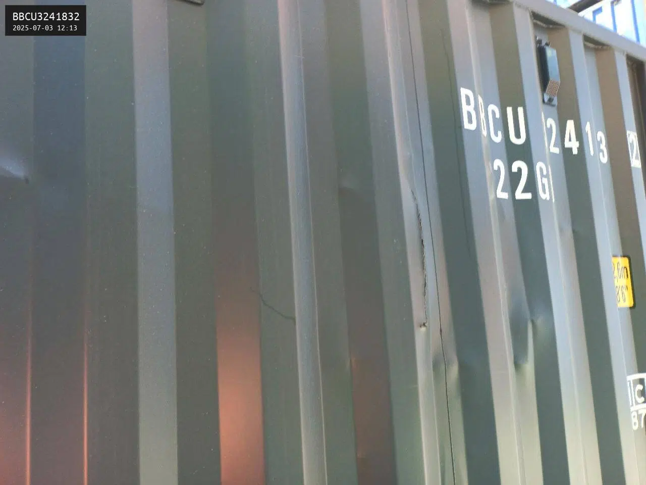 Container 20 pieds Dry – BBCU 324183:2 3