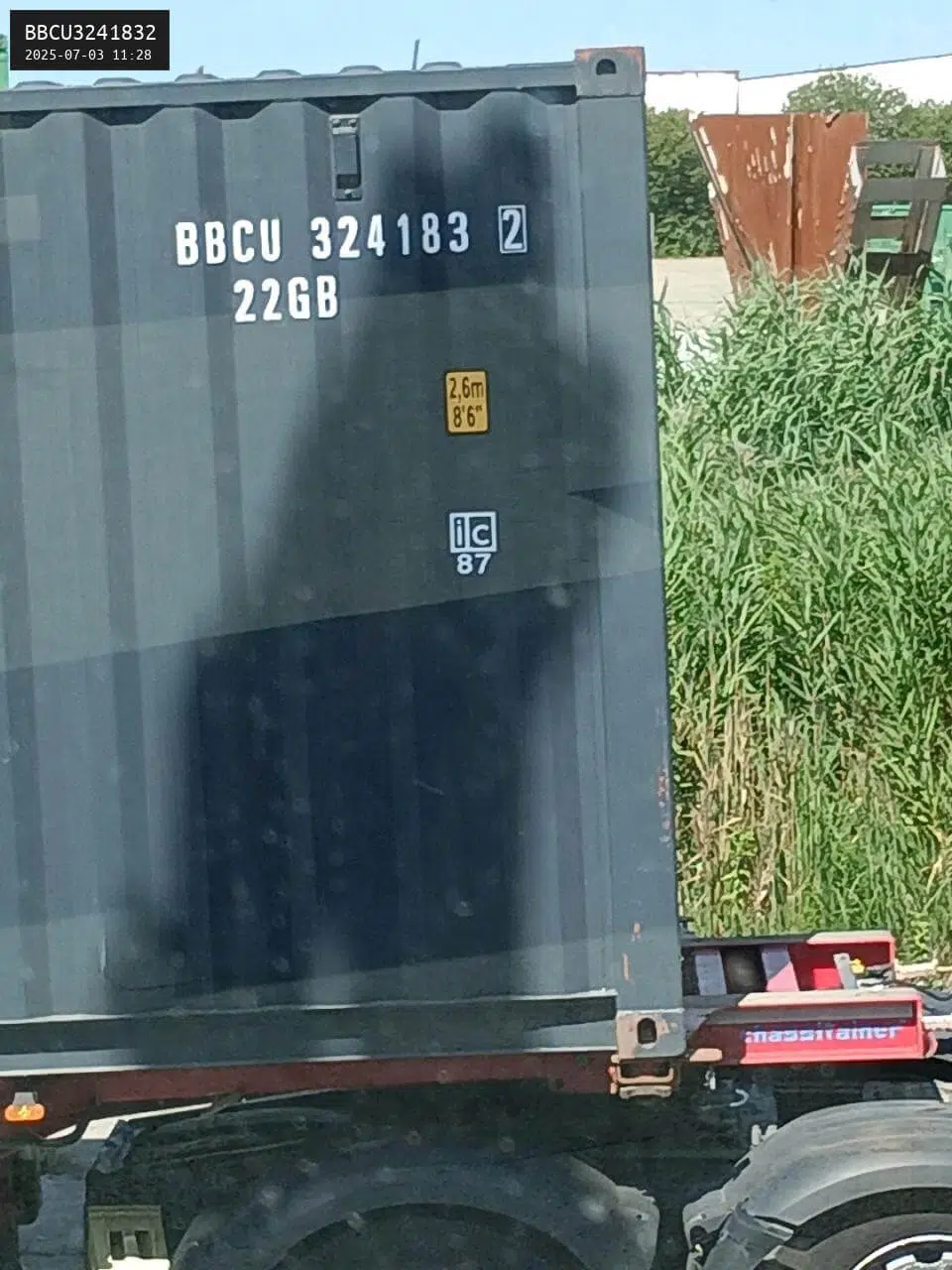 Container 20 pieds Dry – BBCU 324183:2